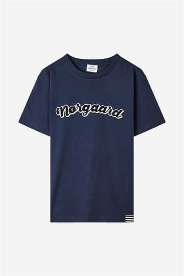 Mads Nørgaard Printed Thorlino Tee - Parisian Night